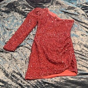 Fashion Nova Pink Sequin Top